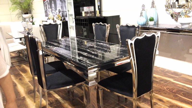 874 MARBLE DINING TABLE