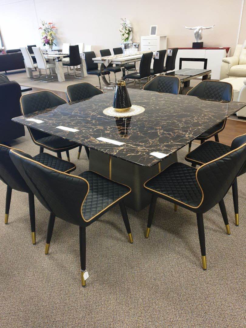 C1088 SQUARE MARBLE DINING TABLE