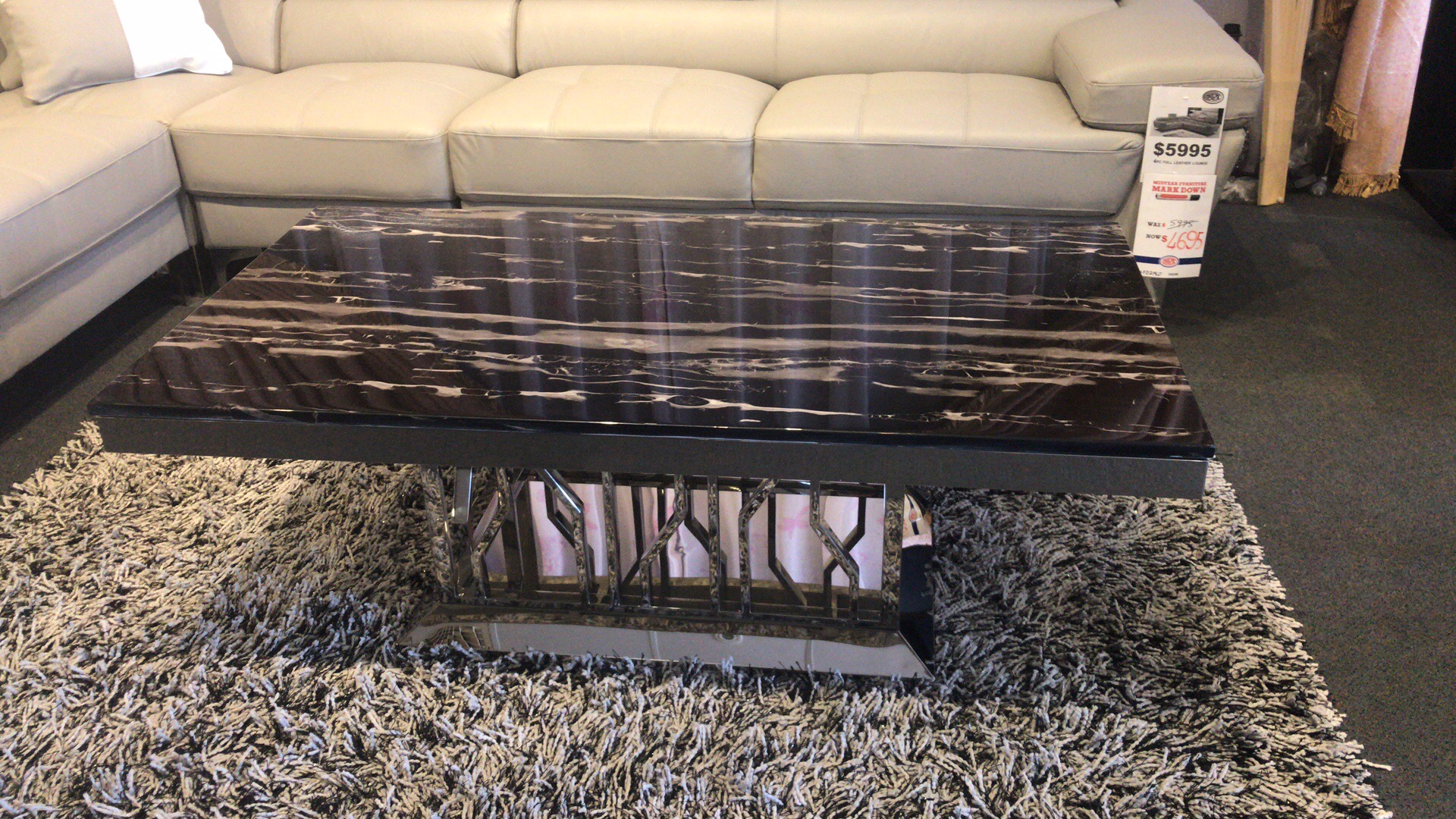 965 MARBLE COFFEE TABLE