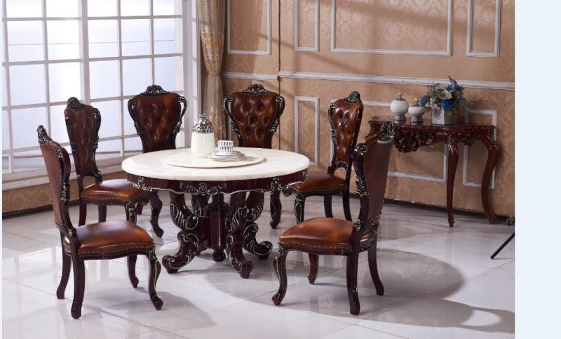 8853 DINING TABLE WITH 6 DINING CHAIRS