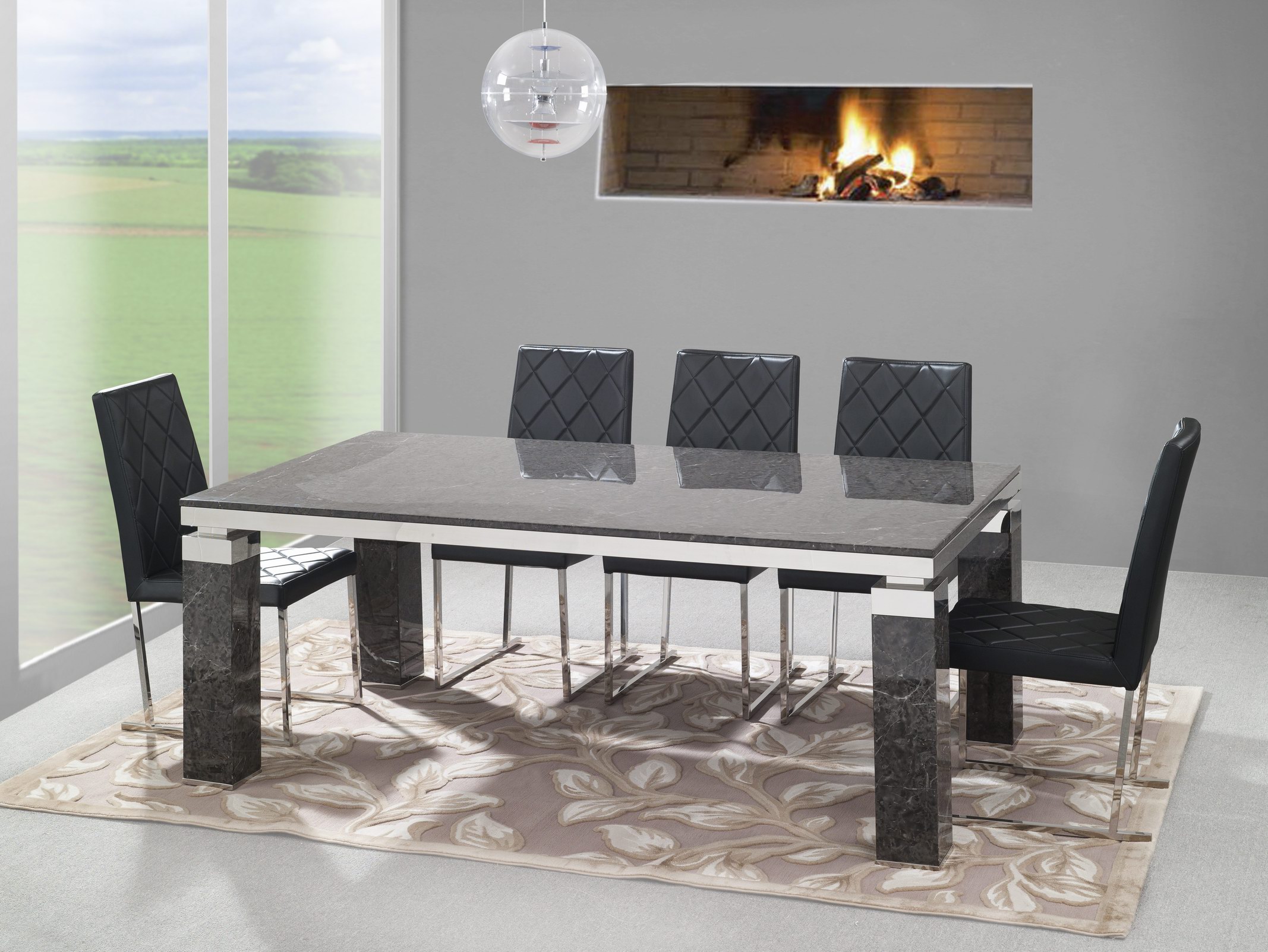 HTL14 MARBLE DINING TABLE
