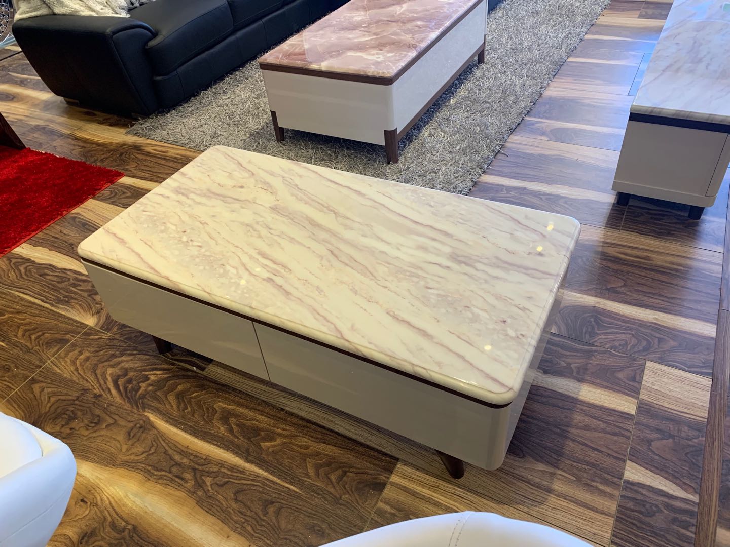 B06 MARBLE TOP COFFEE TABLE